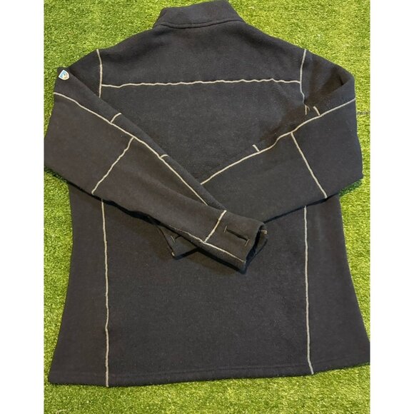 kuhl 1/4 zip mens medium blue interceptr breathable lighweight pockets hiking 29 - Picture 9 of 11